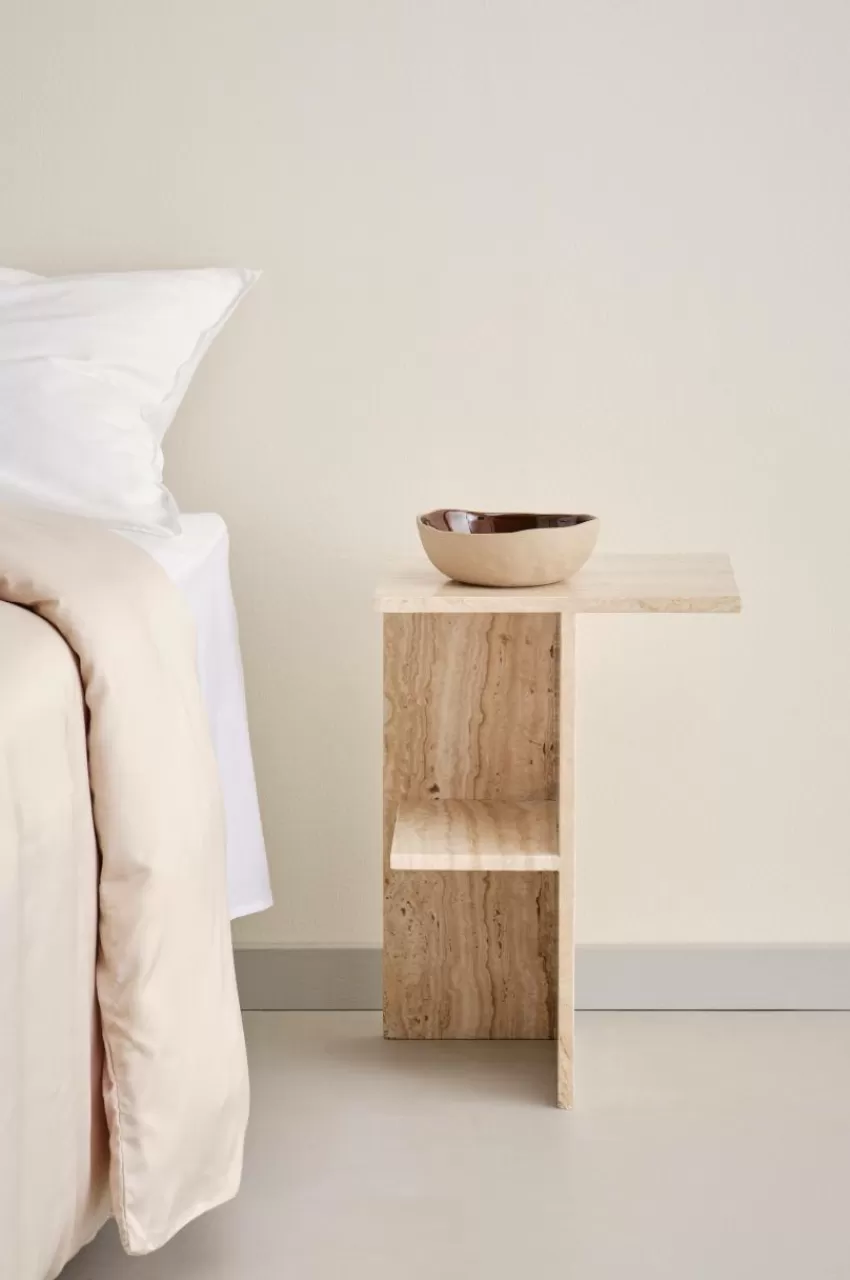Förvaring*Jotex MELETO Sängbord Vänster Beige