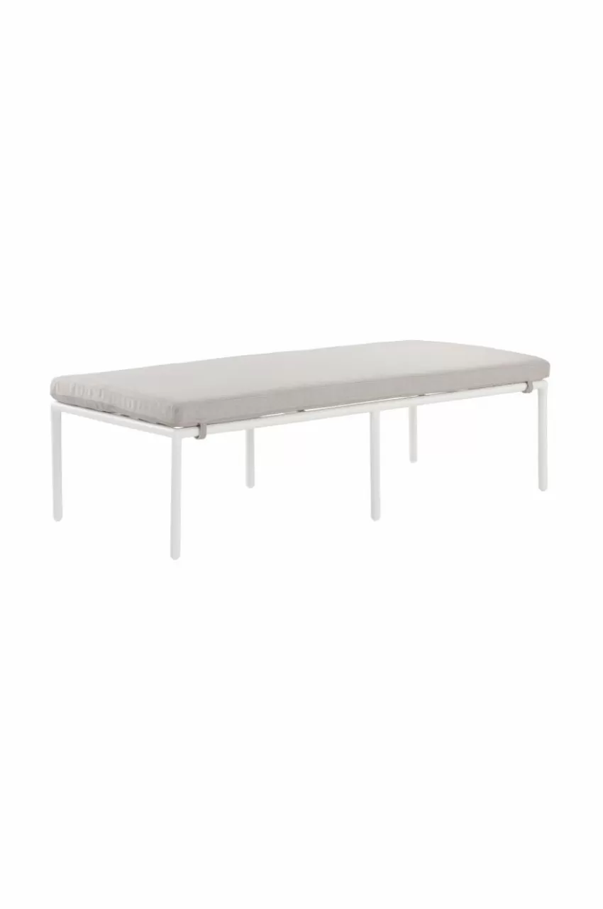 Utesoffor & Utebänkar | Utemöbler*Jotex MENTON Dagbädd Vit/ljusgrå dyna