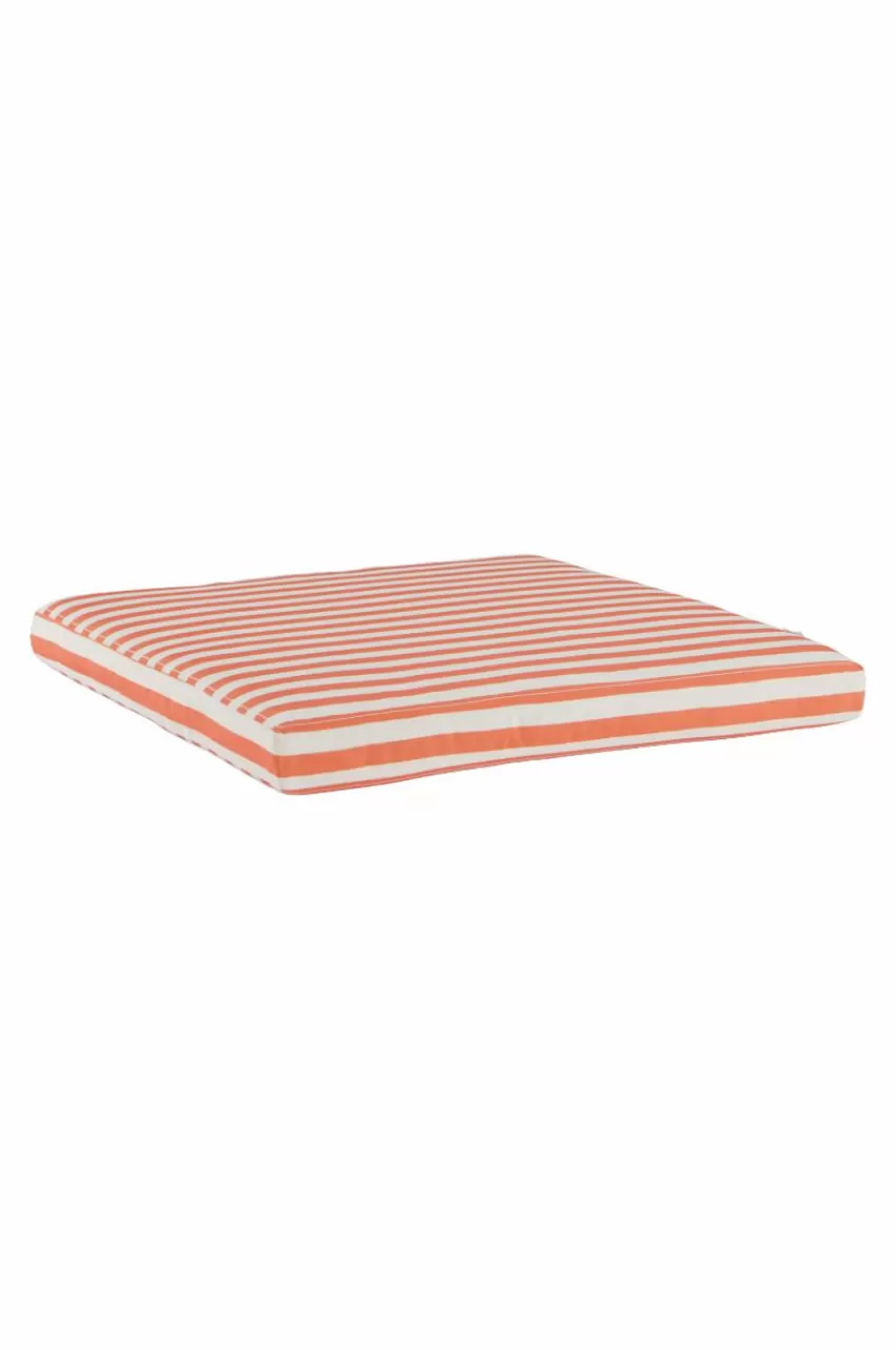 Stolsdynor & Sittkuddar | Utemöbler*Jotex MENTON Sittdyna Fåtölj Orange/vit randig