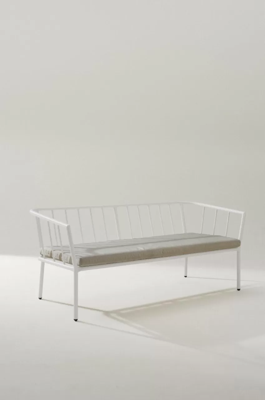 Utesoffor & Utebänkar | Utemöbler*Jotex MENTON Utesoffa 2-sits Vit