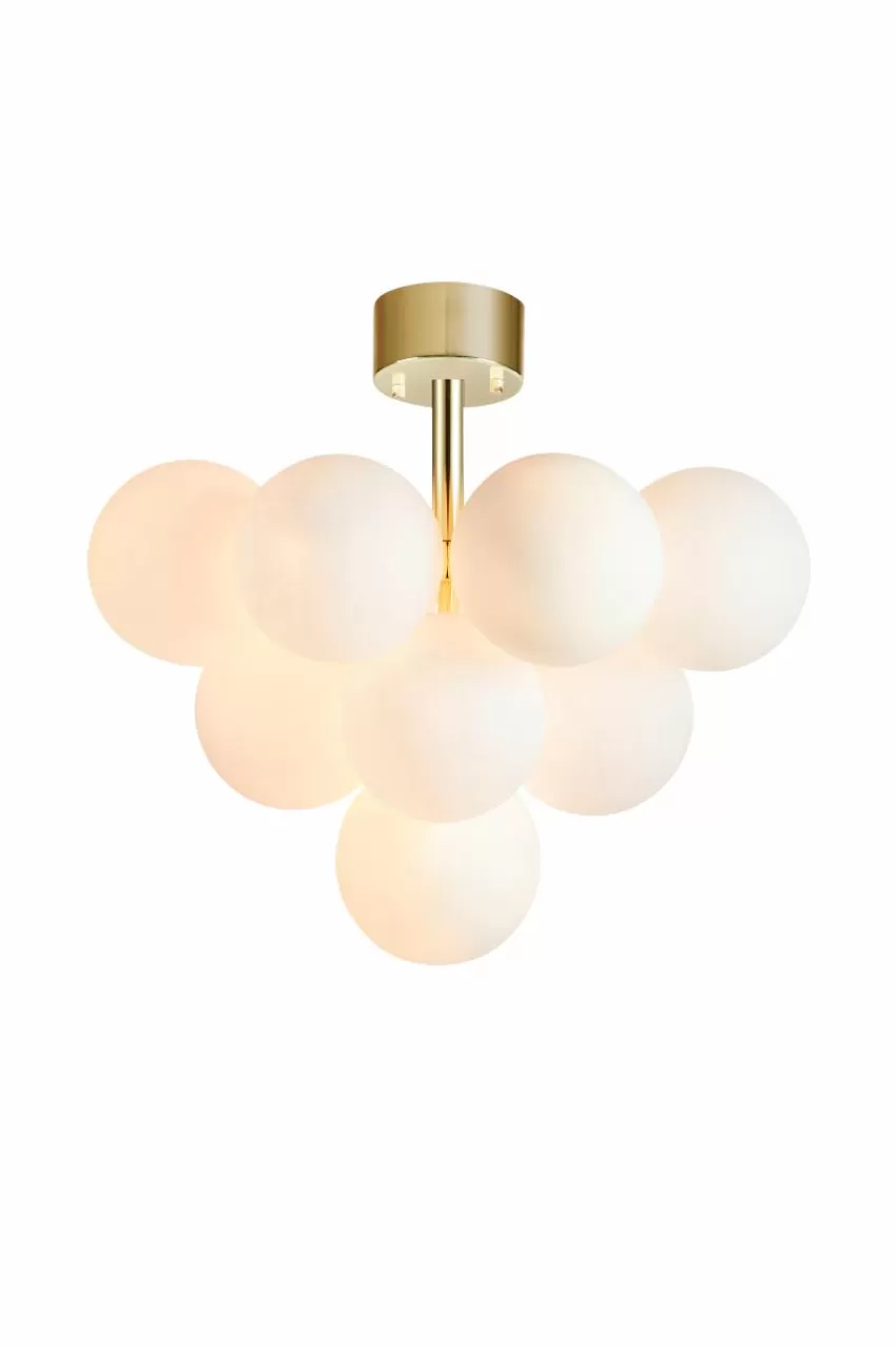 Taklampor*Jotex MERLOT Plafond Mässing/vit