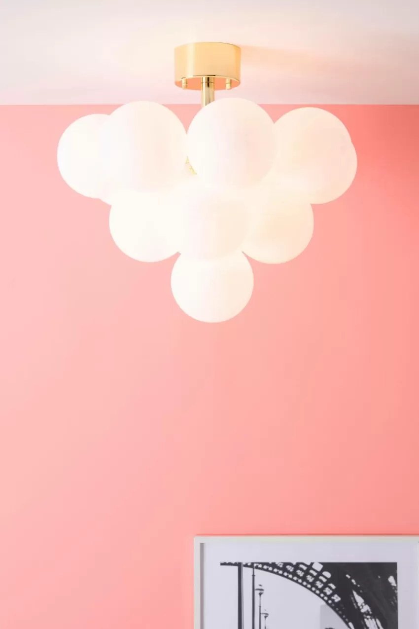 Taklampor*Jotex MERLOT Plafond Mässing/vit