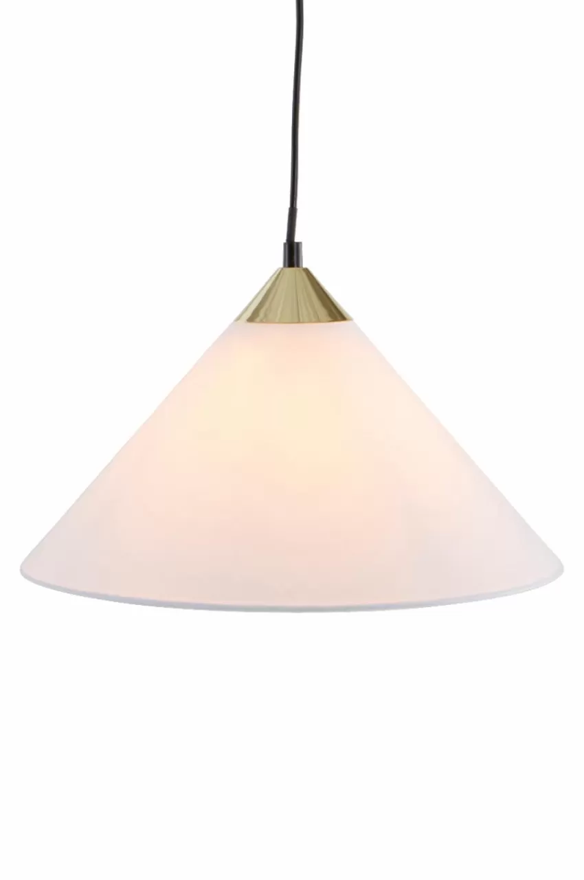 Taklampor*Jotex MICKAN Taklampa Vit/mässing