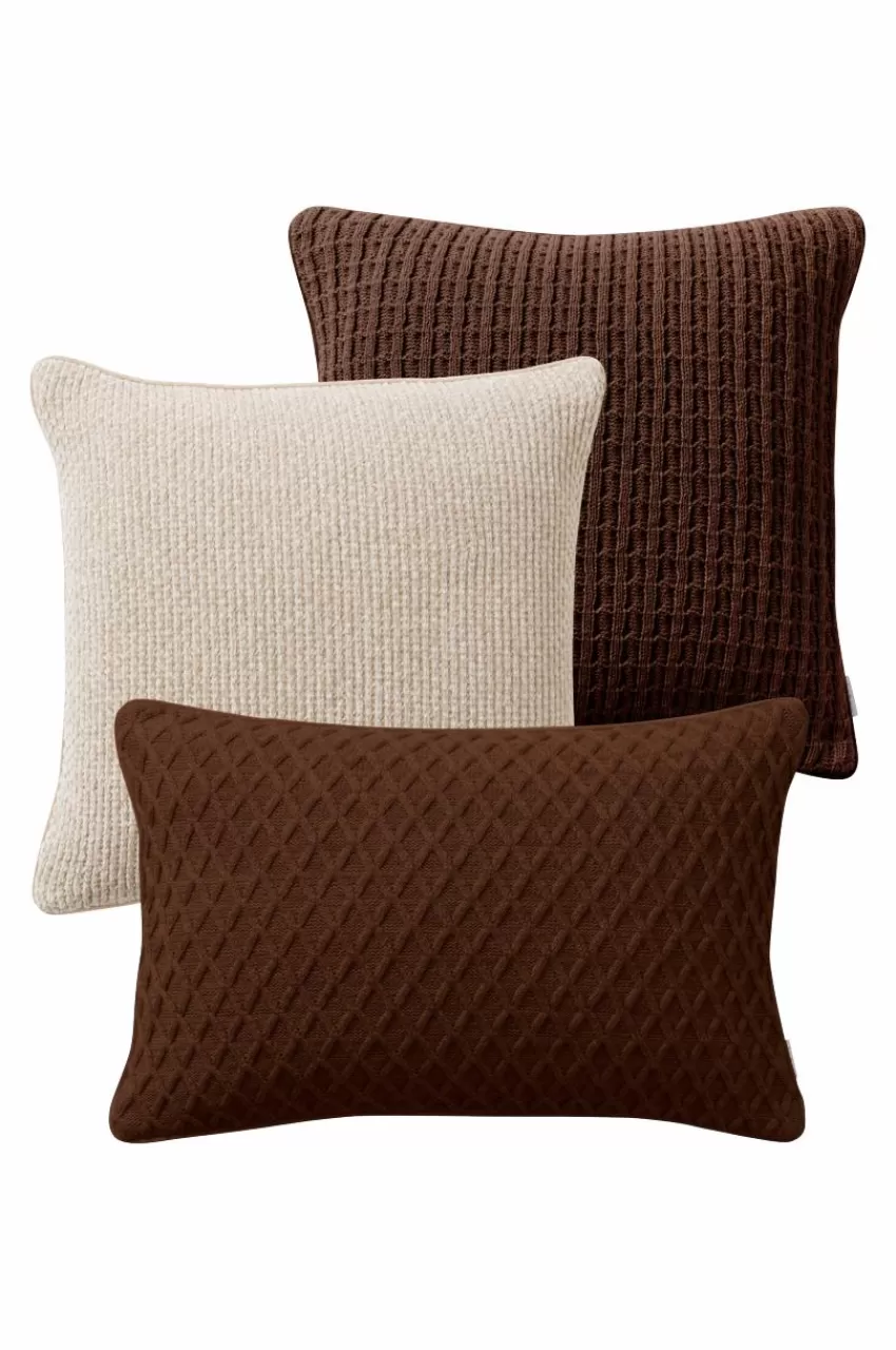 Prydnadskuddar & Fodral*Jotex MILA Kuddfodral 3-pack Brun