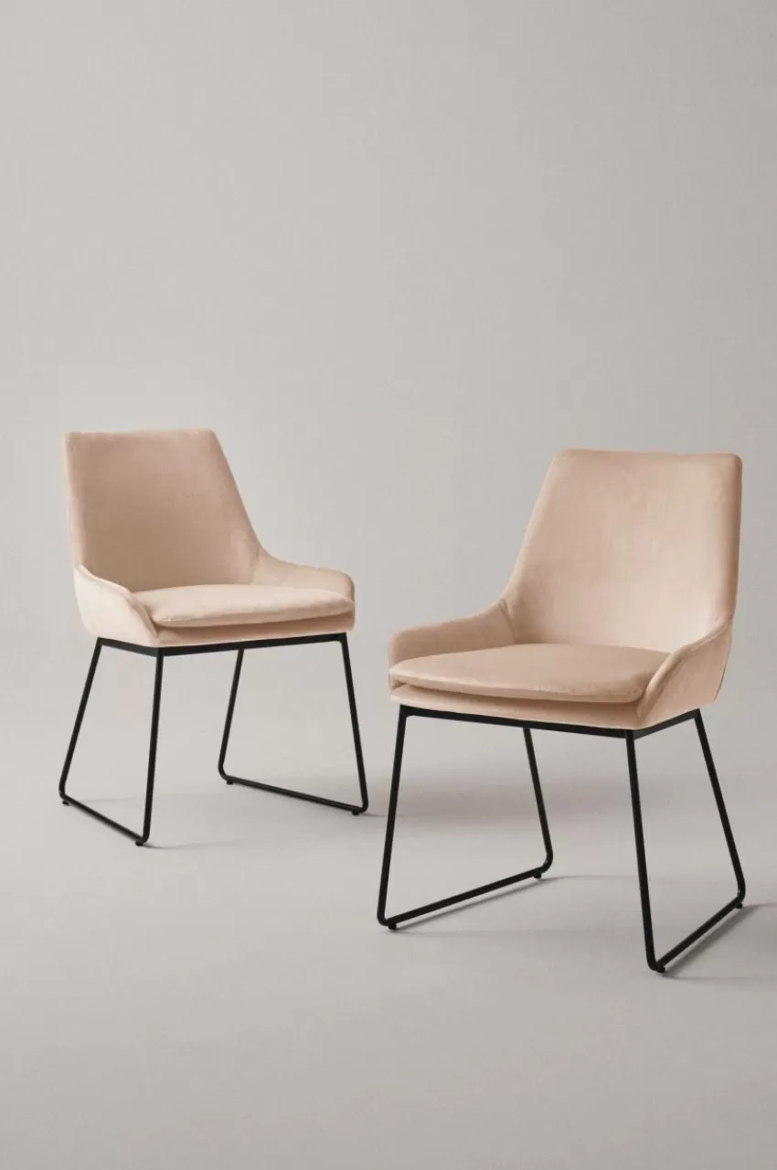 Stolar*Jotex MINOU Stol 2-pack Puderbeige
