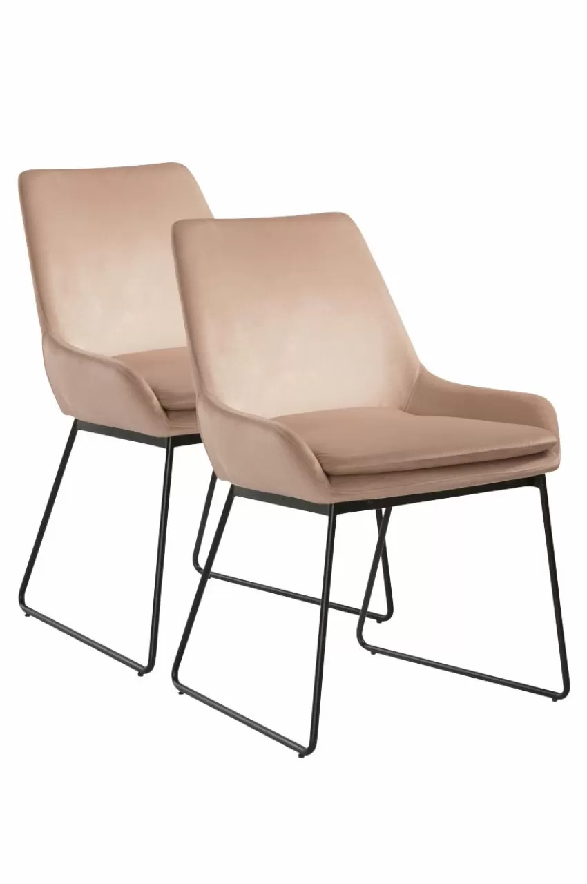 Stolar*Jotex MINOU Stol 2-pack Puderbeige