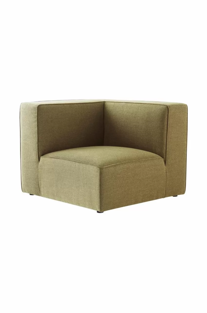 Soffor*Jotex MIRA TEXTURE Soffmodul - Hörndel Mossgrön