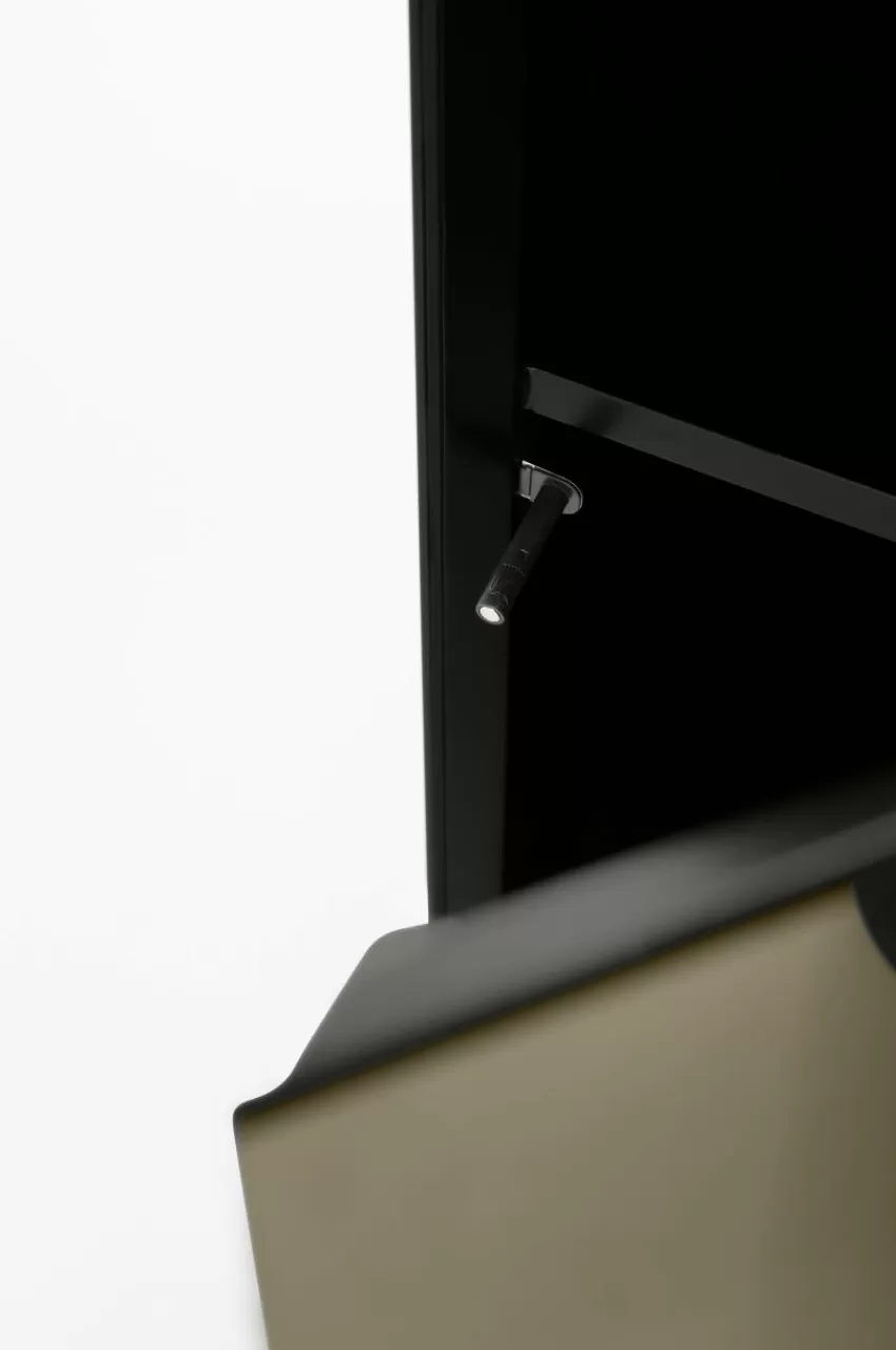 Förvaring*Jotex MIRRE Sängbord Höger/champagnespegelglas