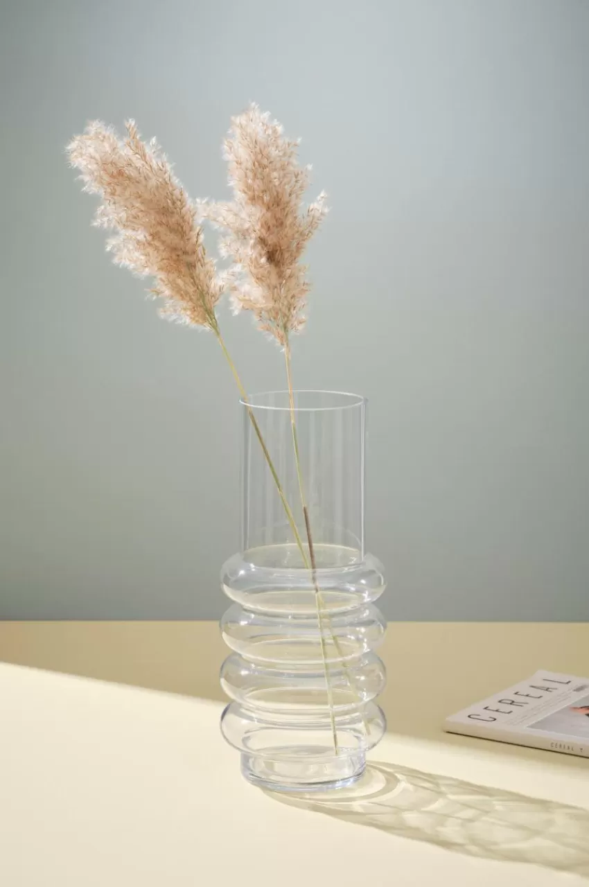 Vaser*Jotex MIST Glasvas - Höjd 36 Cm Klarglas