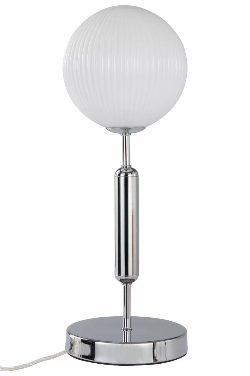Bordslampor*Jotex MOIRA Bordslampa Krom/vit