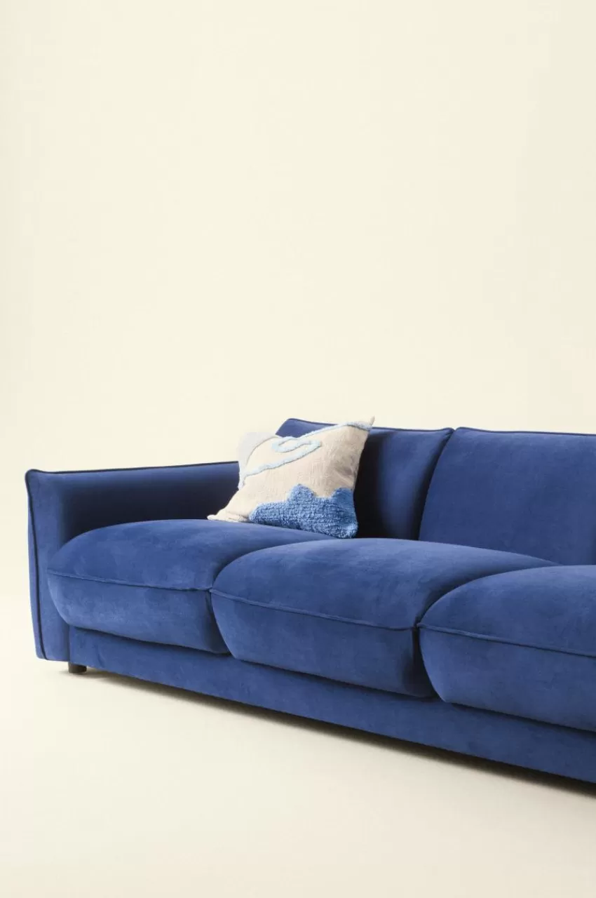 Soffor*Jotex MOLTON Soffa 3-sits Koboltblå