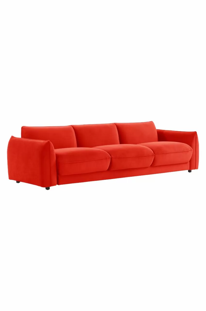 Soffor*Jotex MOLTON Soffa 3-sits Rödorange
