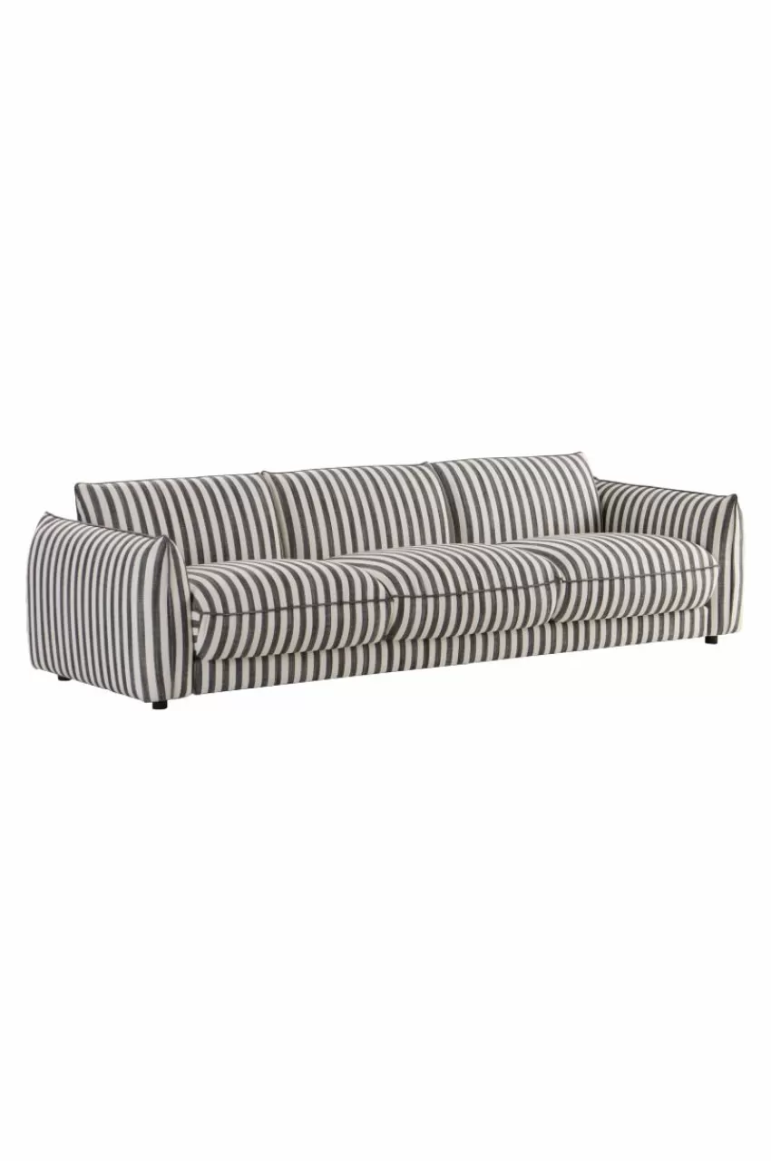 Soffor*Jotex MOLTON Soffa 3-sits Svart/vit
