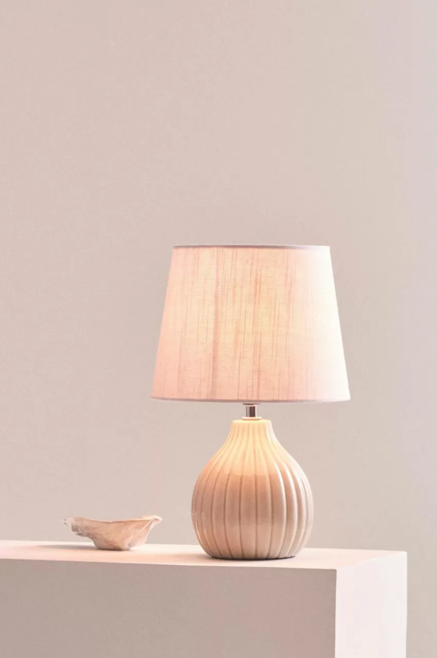 Bordslampor*Jotex MONA Bordslampa Beige/naturvit