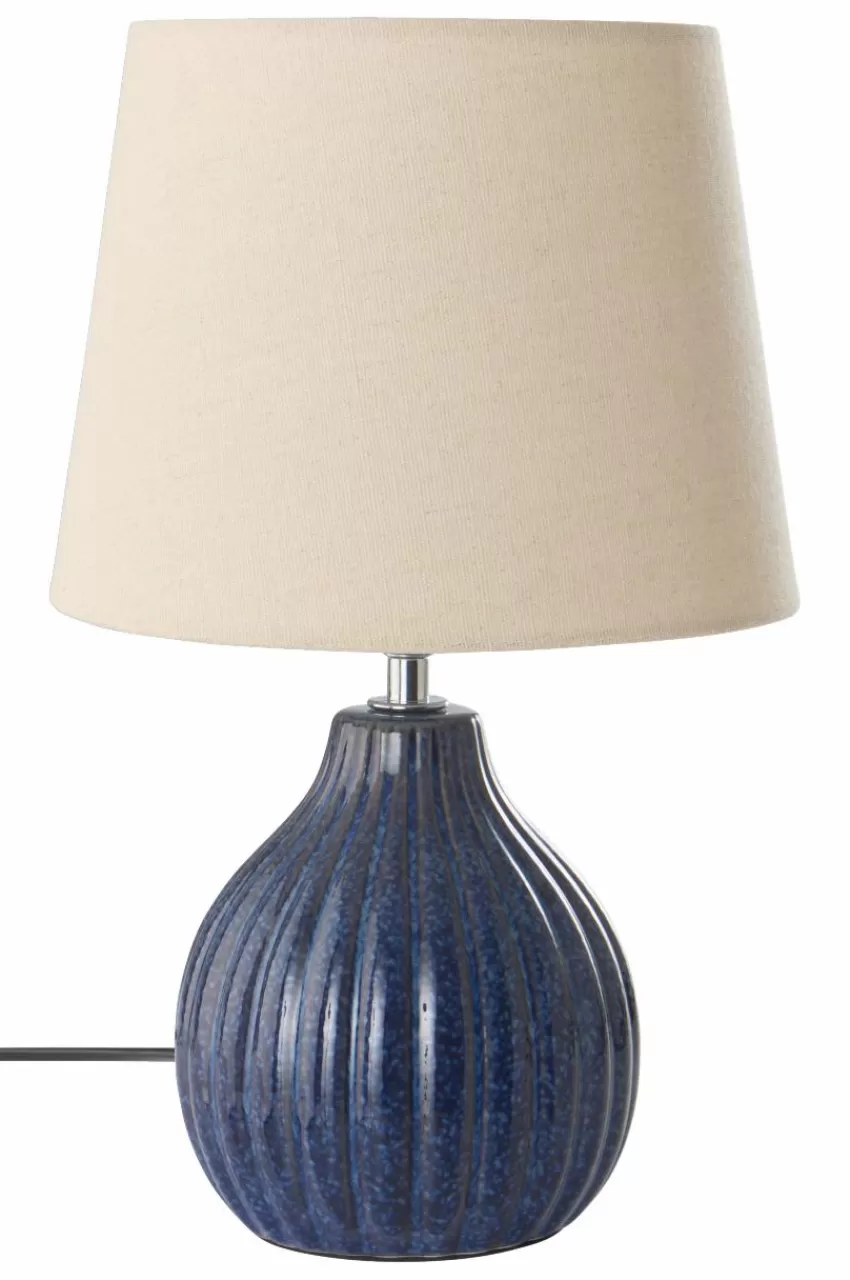Bordslampor*Jotex MONA Bordslampa Blå/naturvit