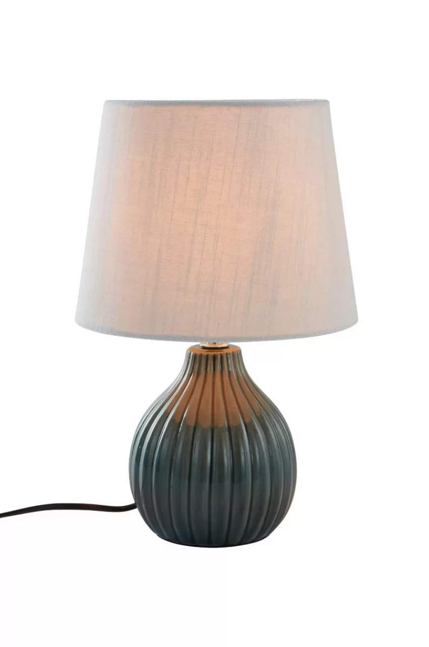 Bordslampor*Jotex MONA Bordslampa Grön/naturvit