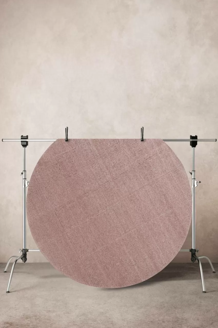 Bomulls- & Trasmattor*Jotex MOON Bomullsmatta ø 110 Cm Ljus rödbrun