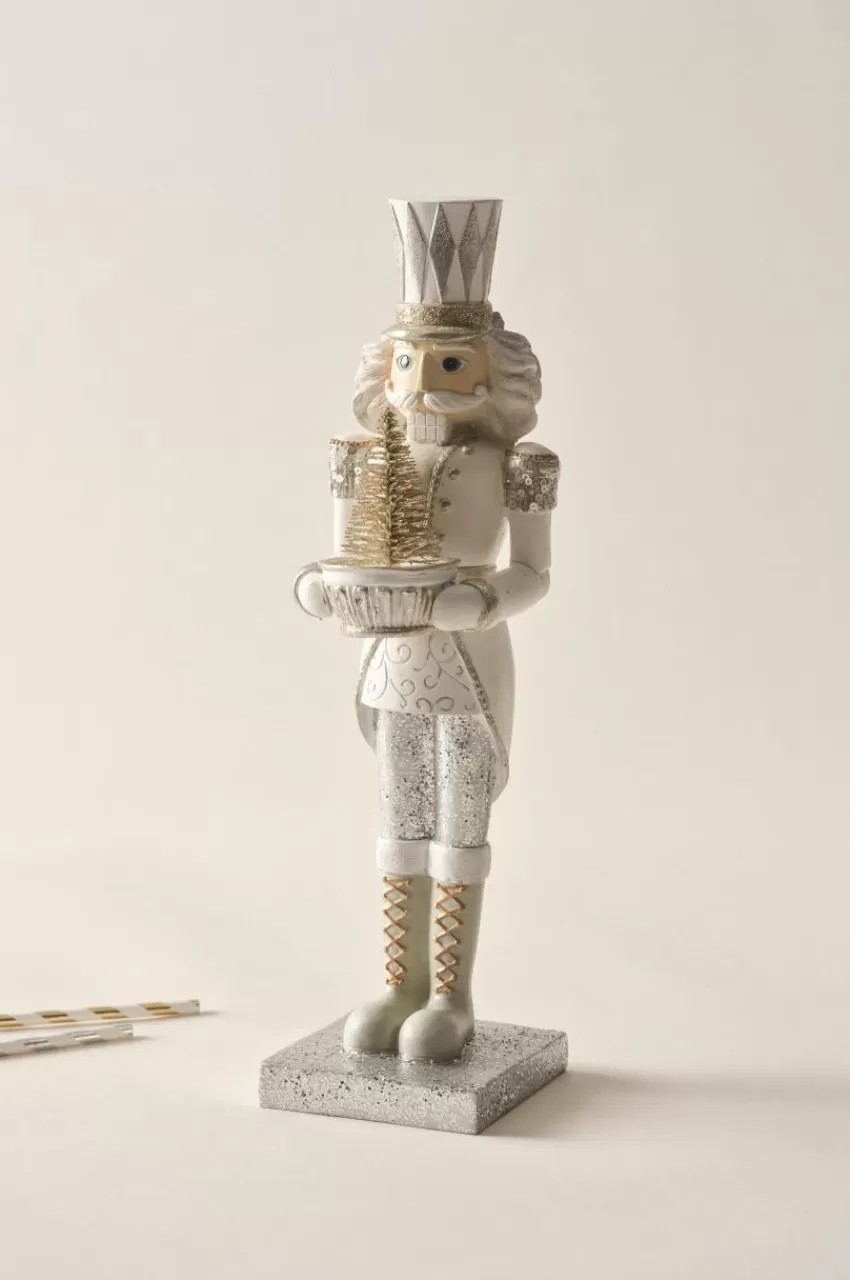 Juldekoration*Jotex MORITZ Dekorationsfigur Vit/silver