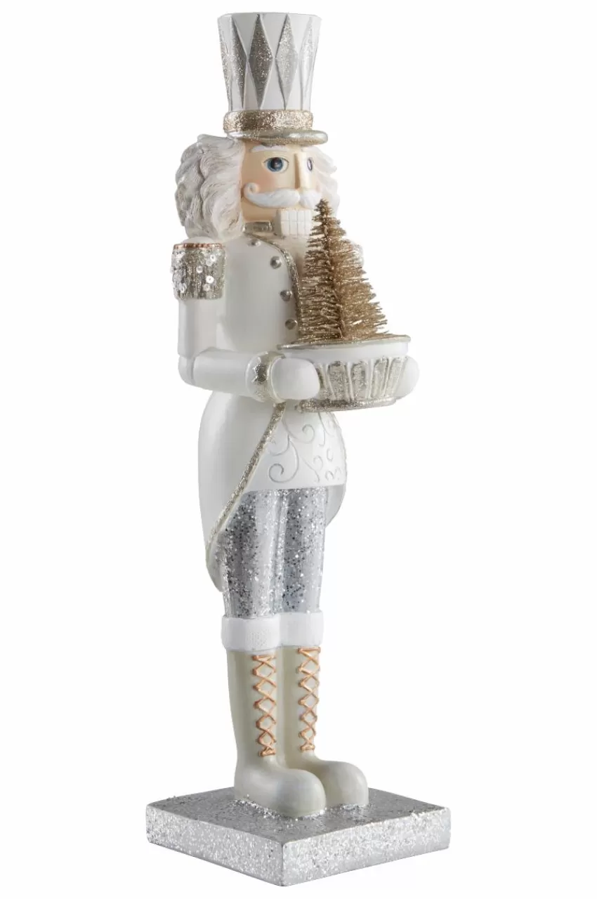 Juldekoration*Jotex MORITZ Dekorationsfigur Vit/silver