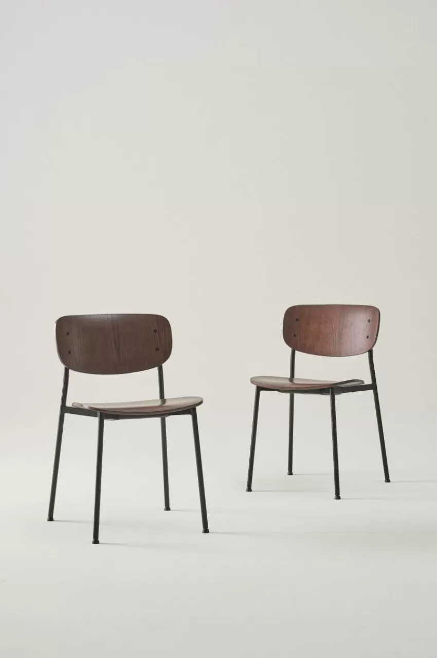 Stolar*Jotex MORRELL Stol 2-pack Valnöt