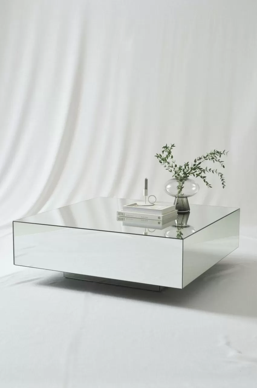 Bord*Jotex MOXY Soffbord 100x100 Cm Spegel