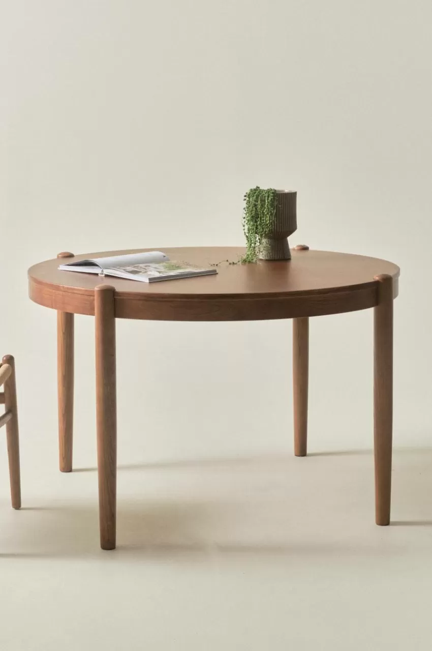 Bord*Jotex NATTAVAARA Matbord ø 120 Cm Valnötsbrun