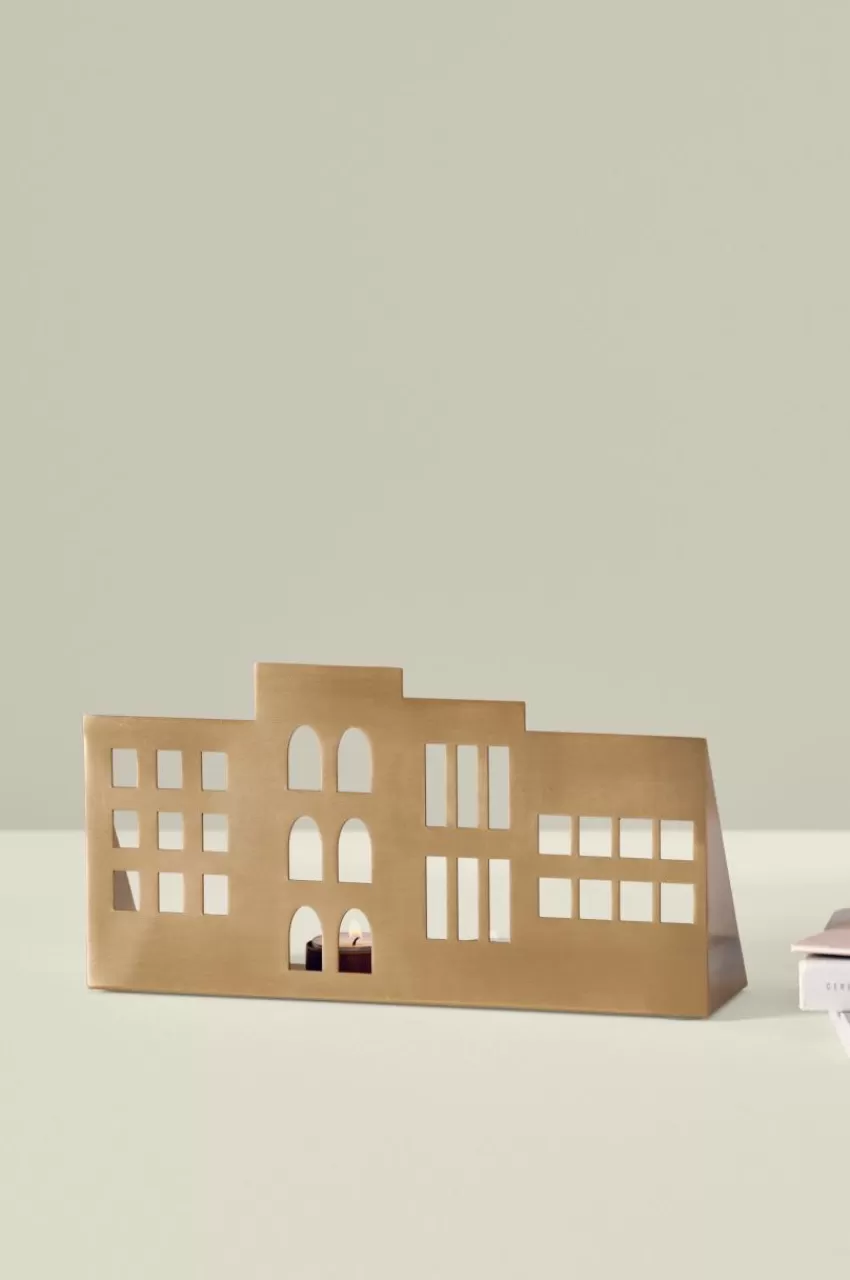 Ljuslyktor*Jotex NEW YORK Ljuslykta Guld