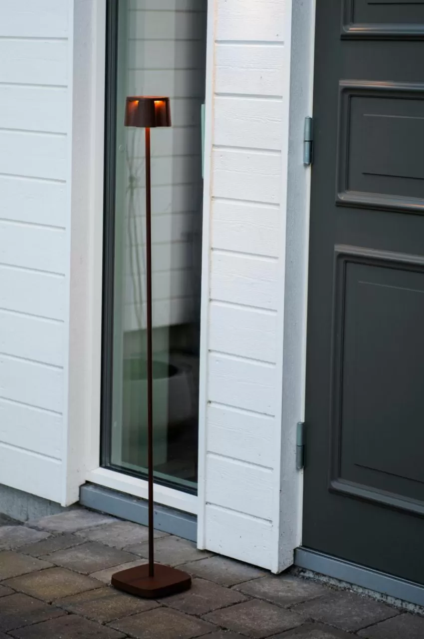Utebelysning | Utebelysning*Jotex NICE Golvlampa Uppladdningsbar Utomhus Rost