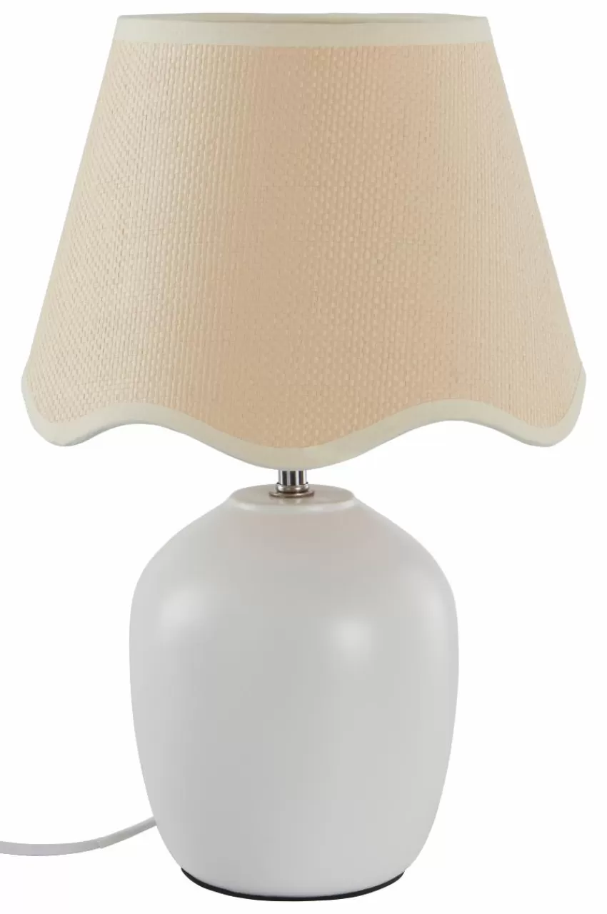 Bordslampor*Jotex NIMES Bordslampa Vit/natur