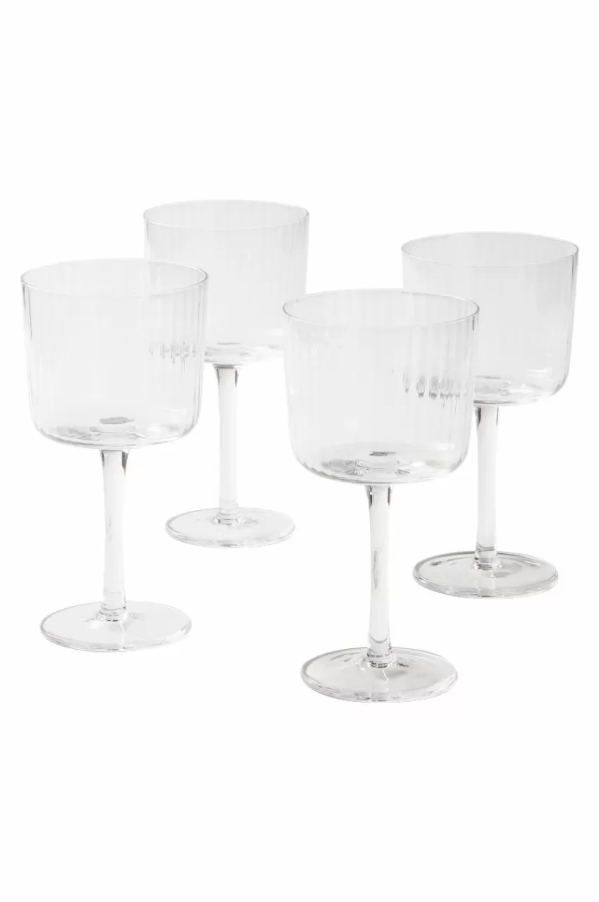 Glas*Jotex NOOR Rödvinsglas 4-pack Transparent