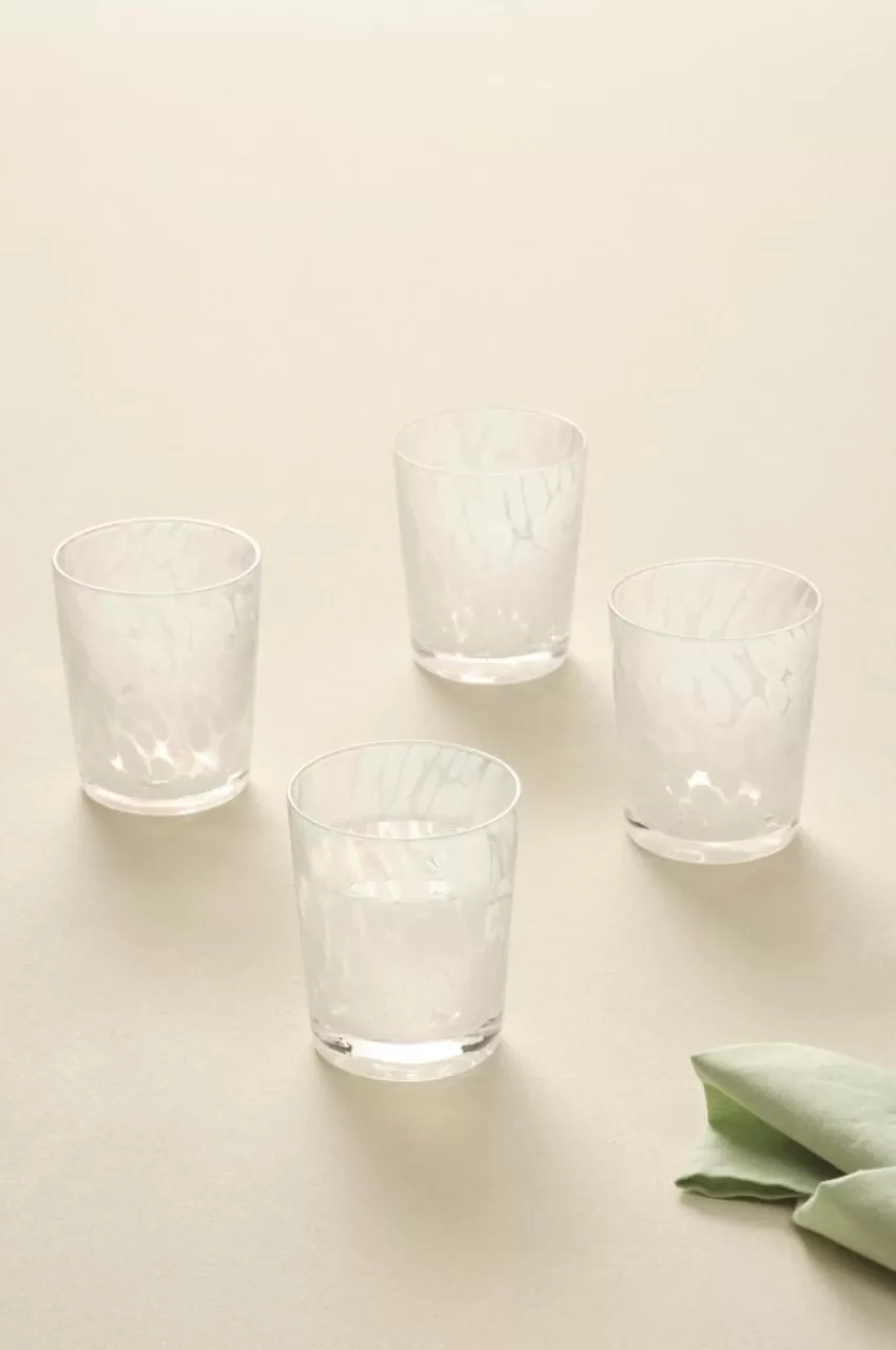 Glas*Jotex NOR Glas 4-pack Transparent/vit