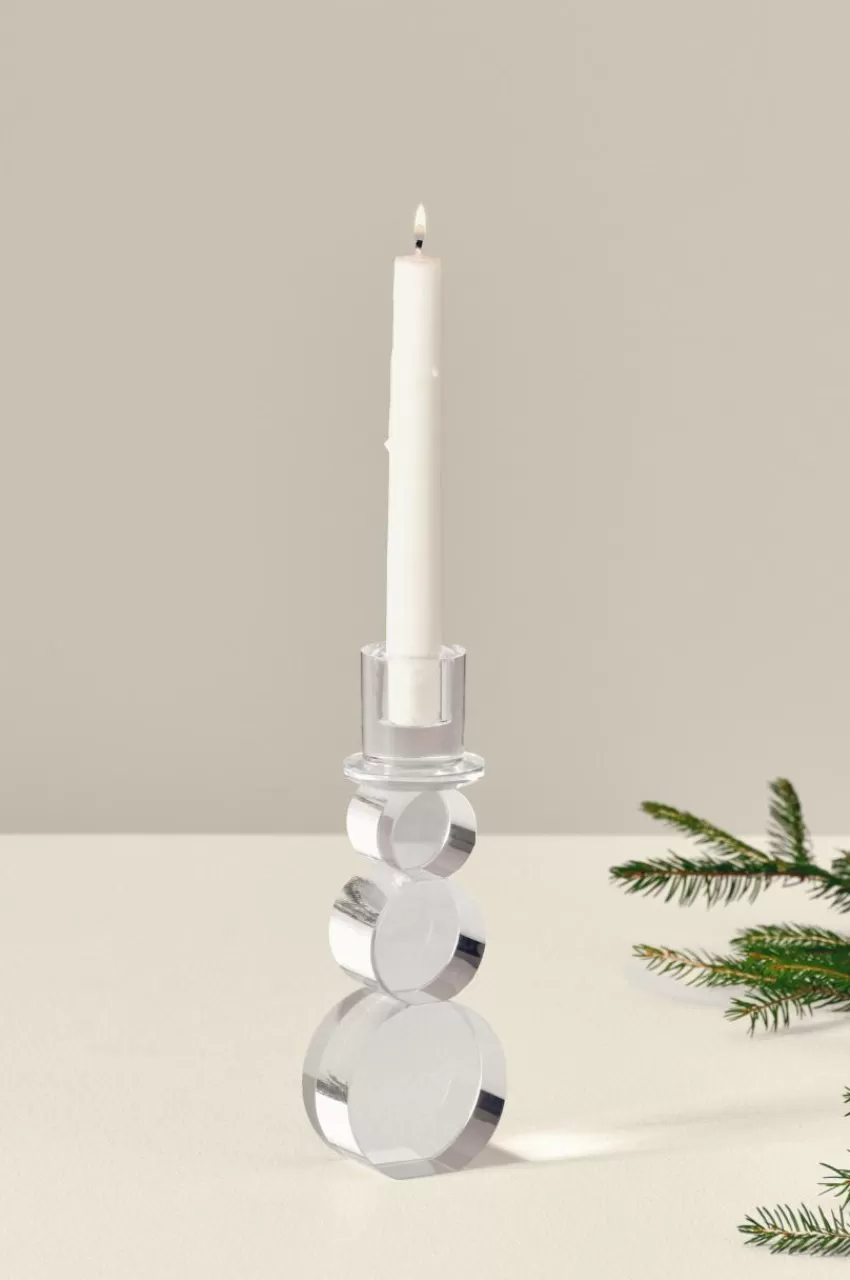 Juldekoration*Jotex OLOF Ljusstake Transparent