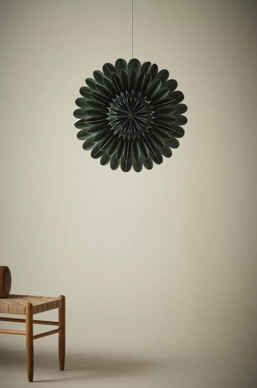 Julbelysning*Jotex OMEGA Julstjärna ø 60 Cm Mörkgrön