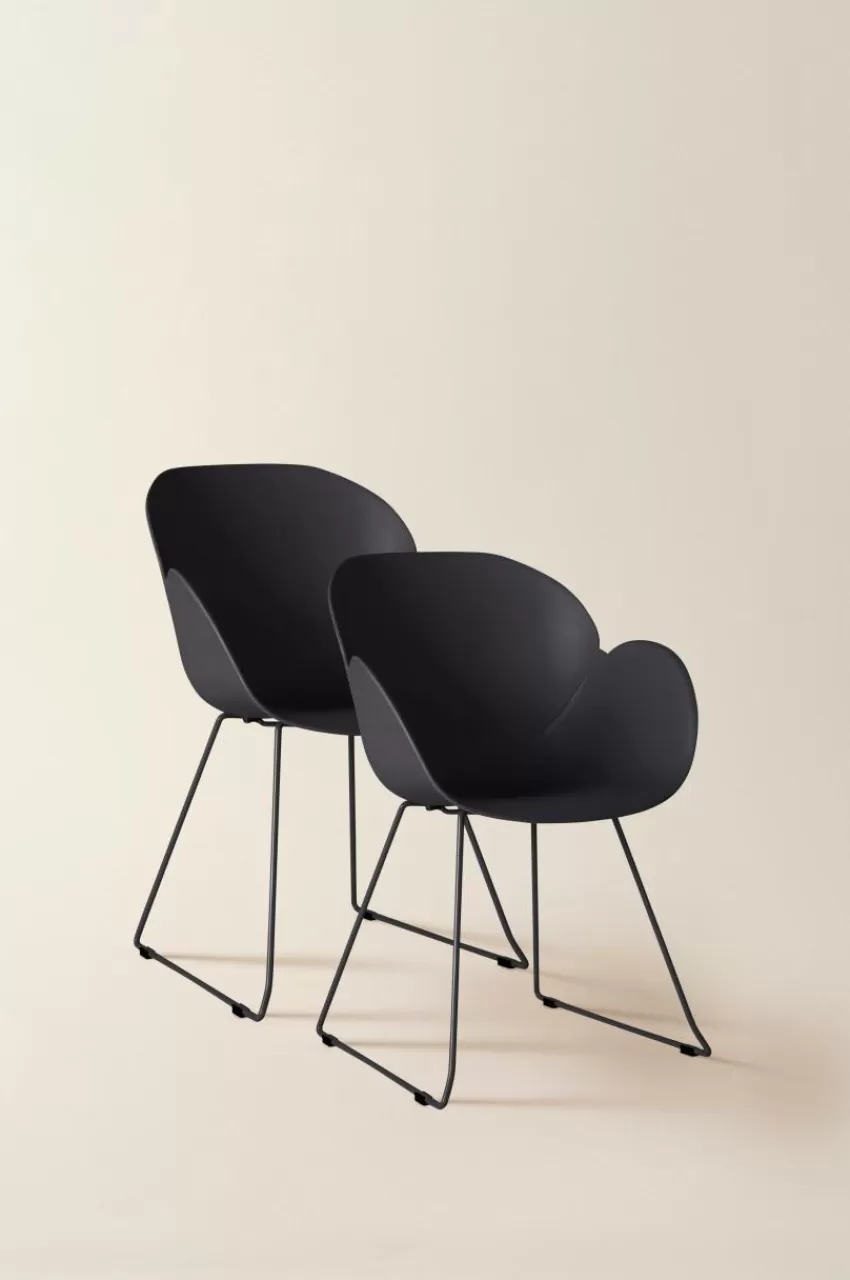 Stolar*Jotex OSAKA Stol 2-pack Svart/svart