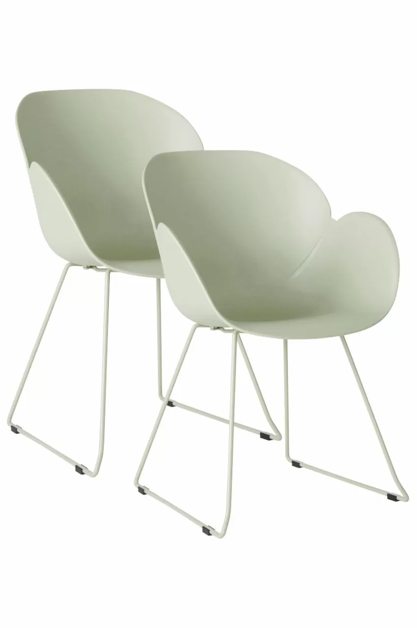 Stolar*Jotex OSAKA Stol 2-pack Grön/grön