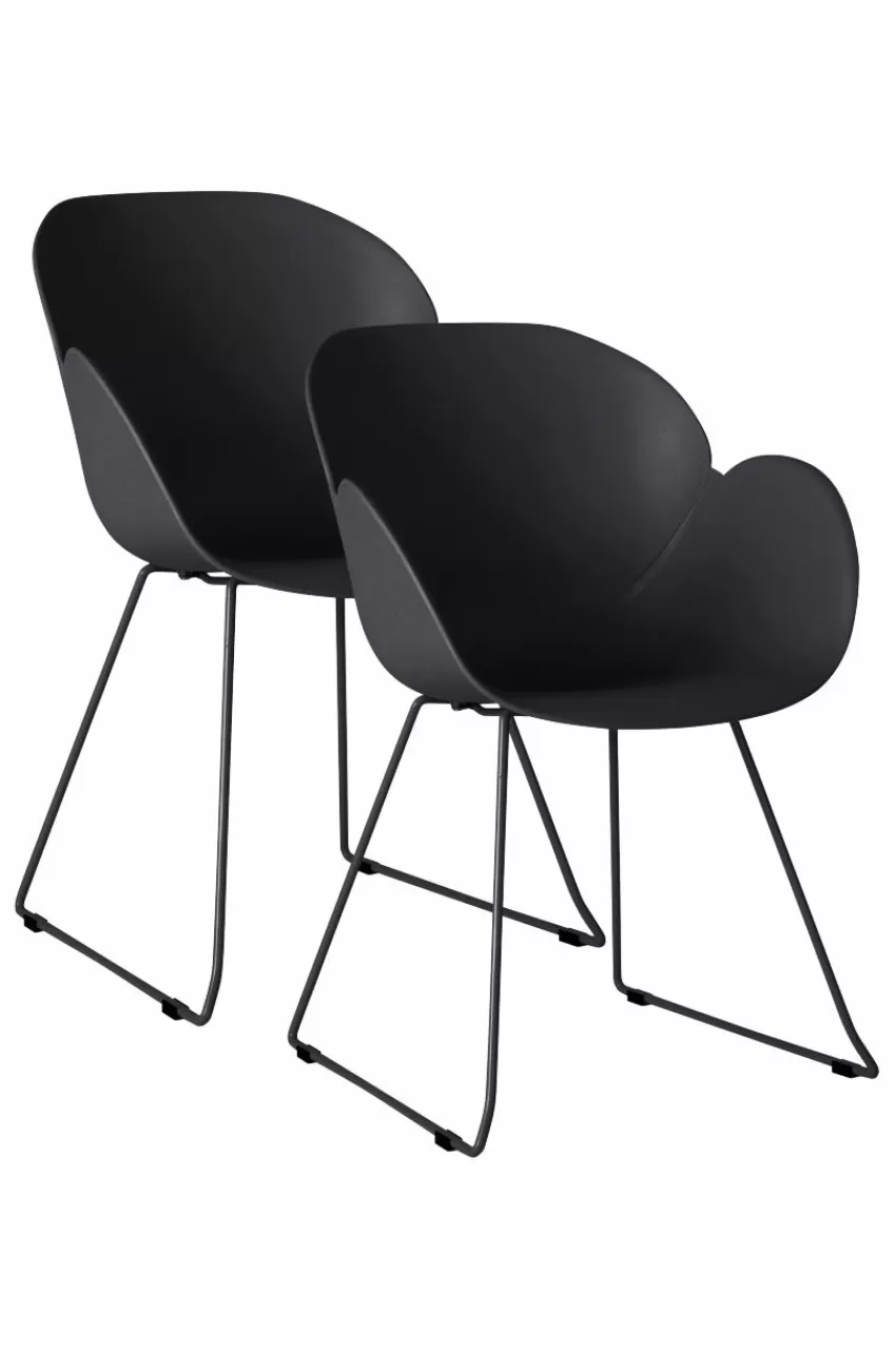 Stolar*Jotex OSAKA Stol 2-pack Svart/svart