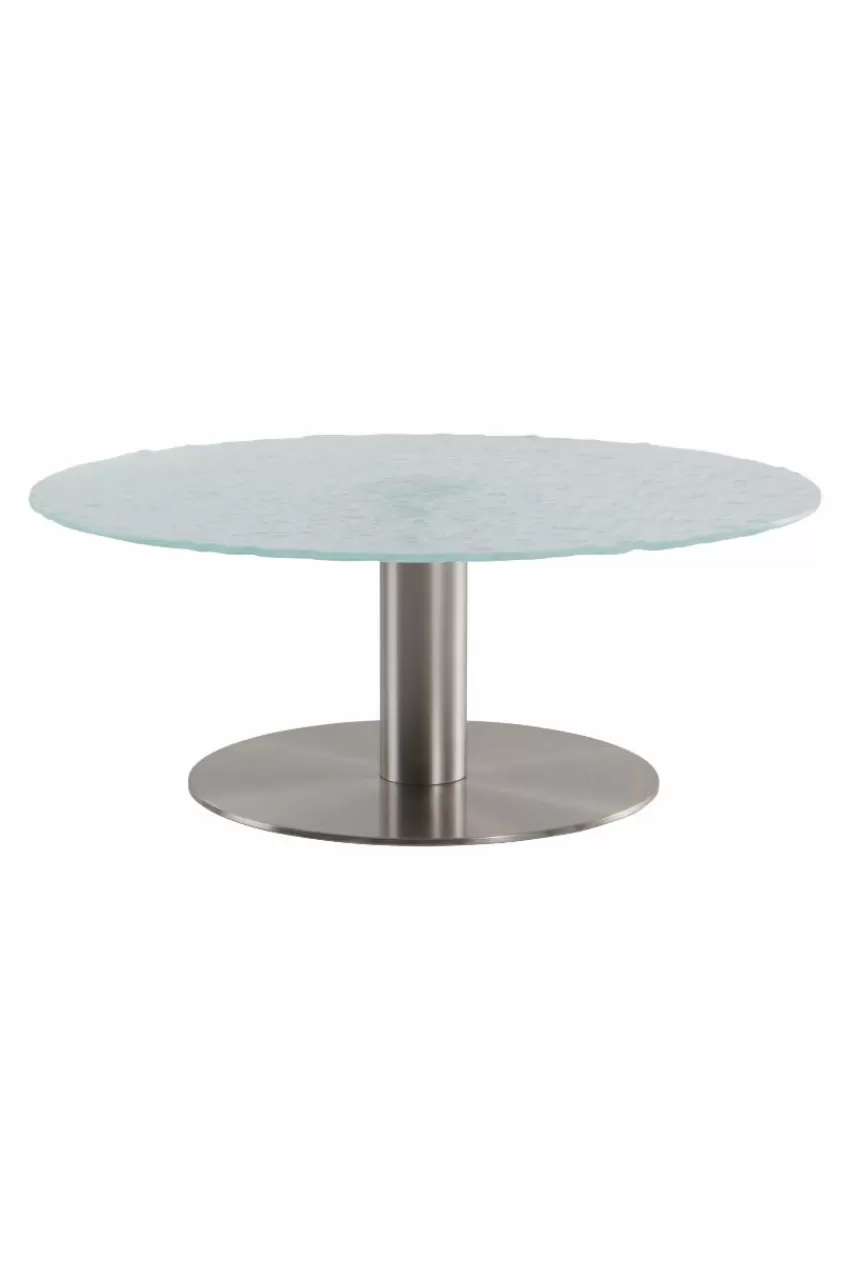 Bord*Jotex PALMETTO Soffbord ø 90 Cm Krom