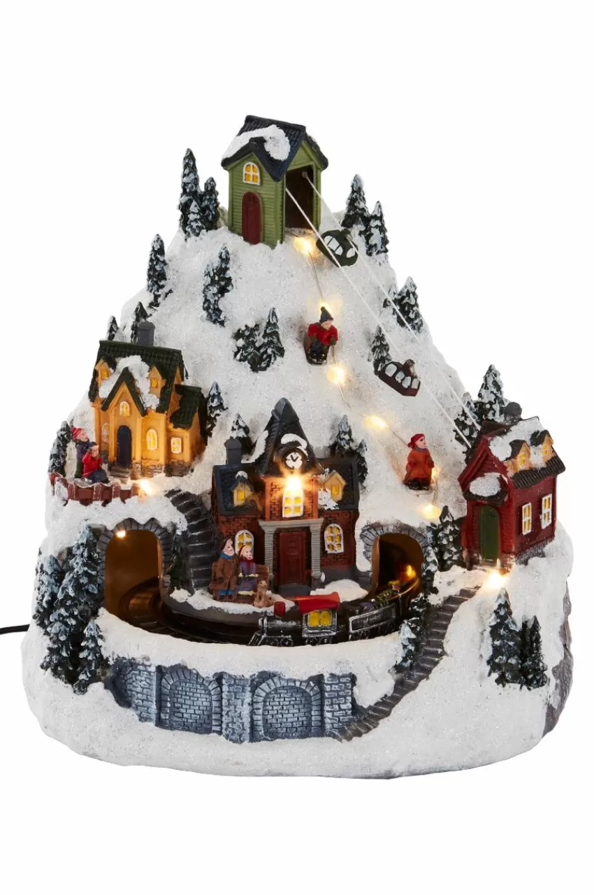 Julbelysning*Jotex Panorama Alpville 24,5cm Multi