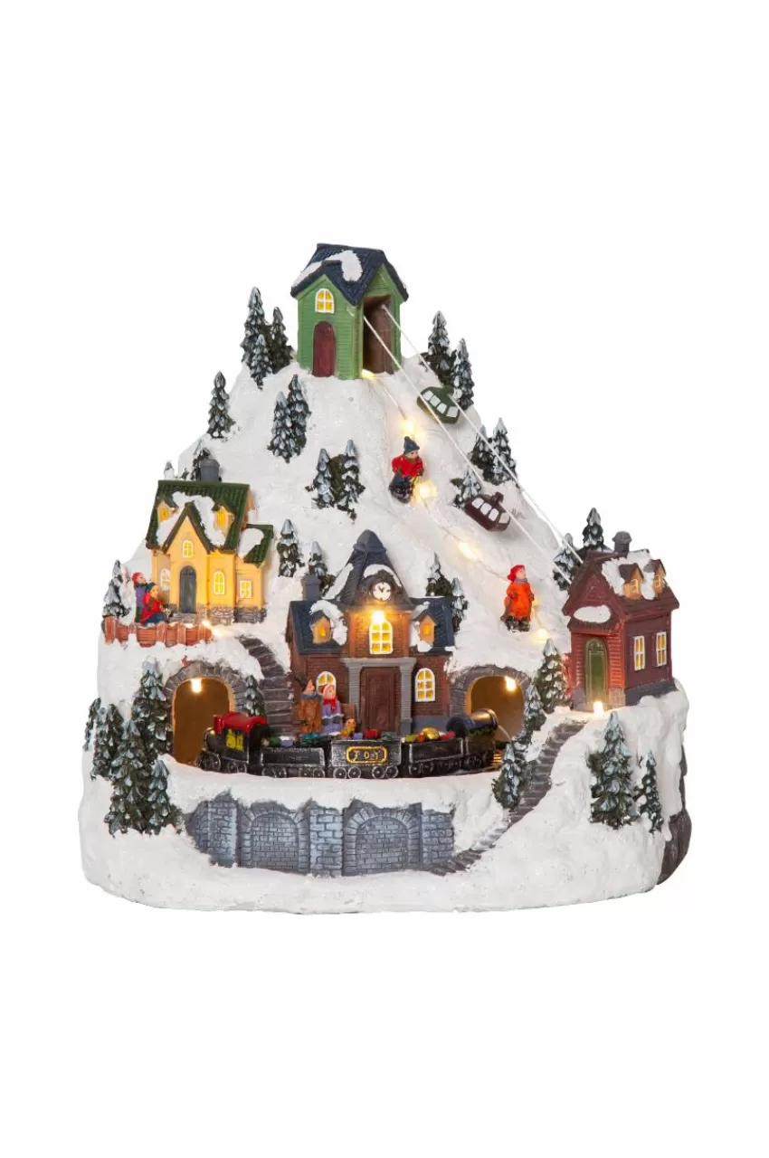 Julbelysning*Jotex Panorama Alpville 24,5cm Multi