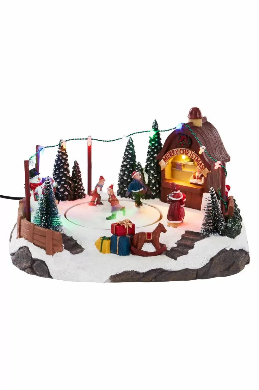 Julbelysning*Jotex Panorama Iceville 16cm Multi