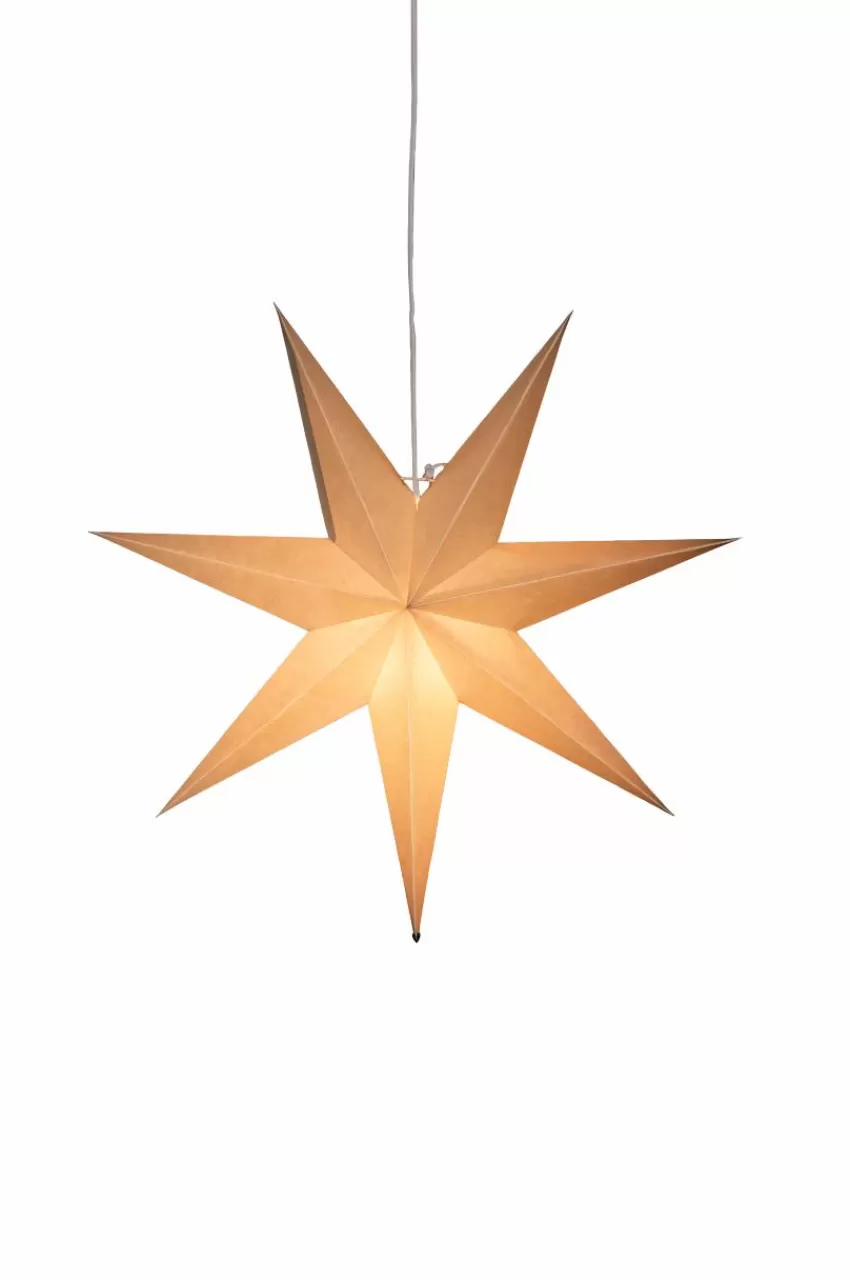 Julbelysning*Jotex Pappersstjärna ⌀ 60 Cm Greige