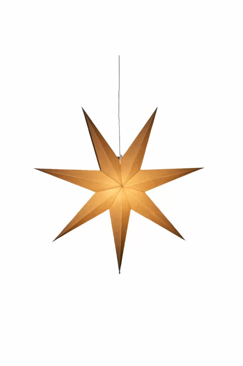 Julbelysning*Jotex Pappersstjärna ⌀ 78 Cm Greige