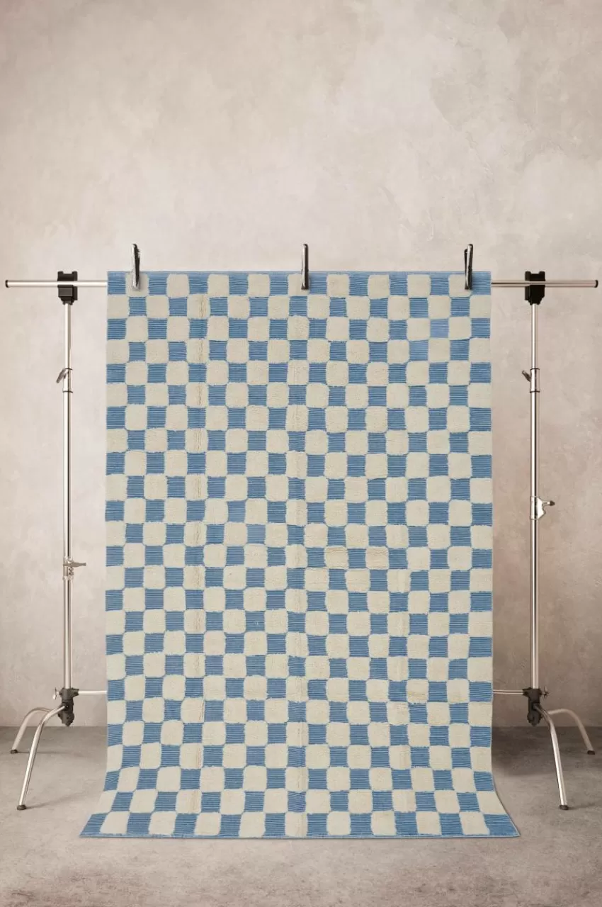 Bomulls- & Trasmattor*Jotex PENTON Bomullsmatta 170x240 Cm Blå/naturvit