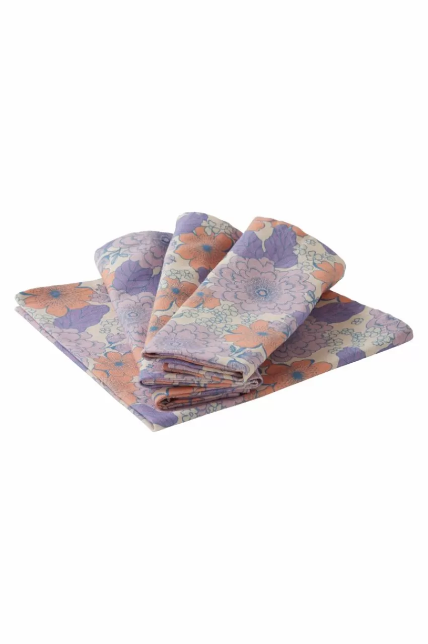 Servetter*Jotex PEONY Servett 4-pack Lila pioner