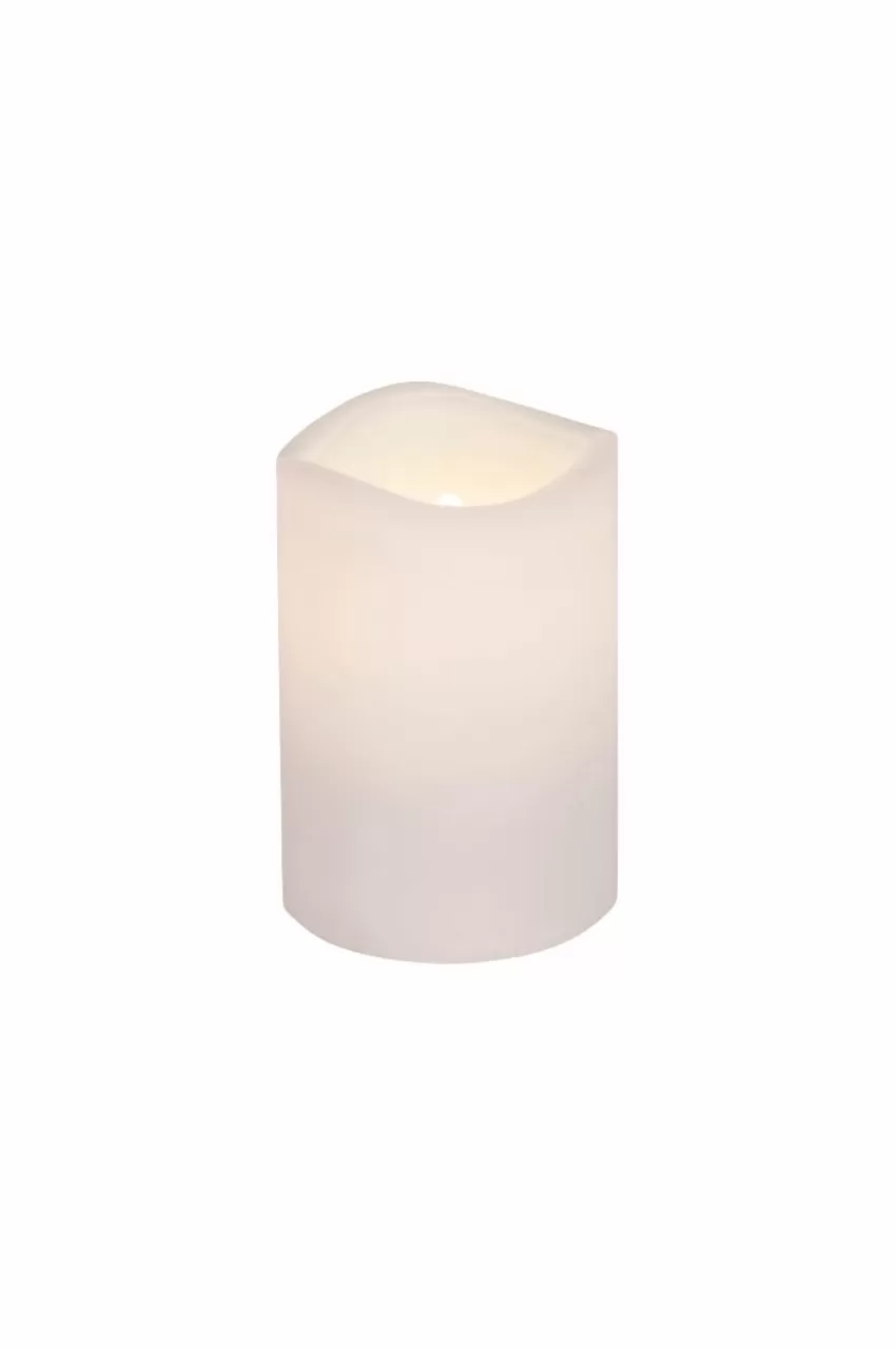Utebelysning | Utebelysning*Jotex PETE Blockljus LED Höjd 11,5 Cm Vit
