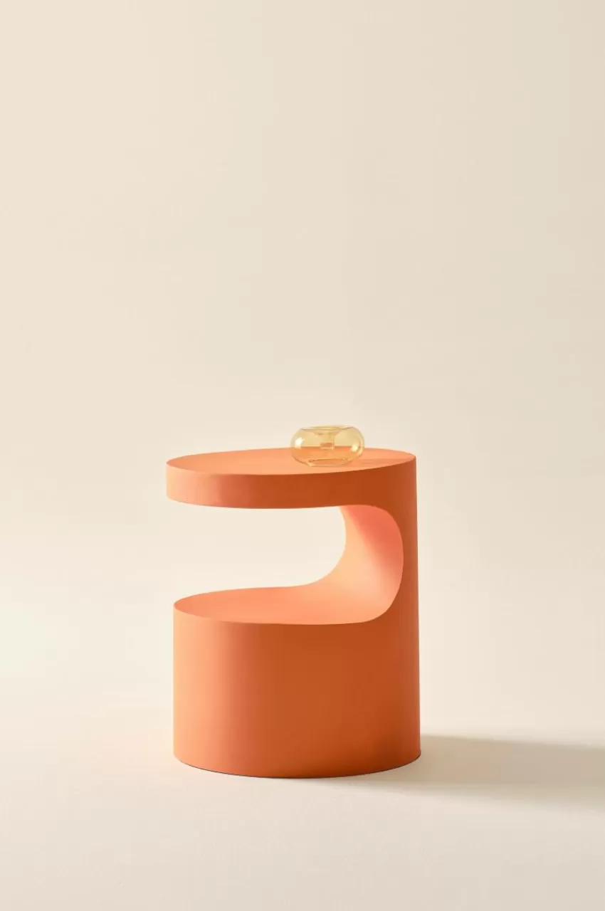 Bord*Jotex PICTON Sidobord ø 40 Cm Orange