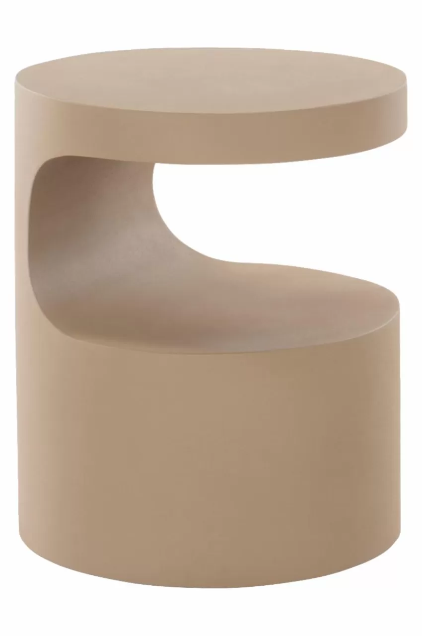 Bord*Jotex PICTON Sidobord ø 40 Cm Beige