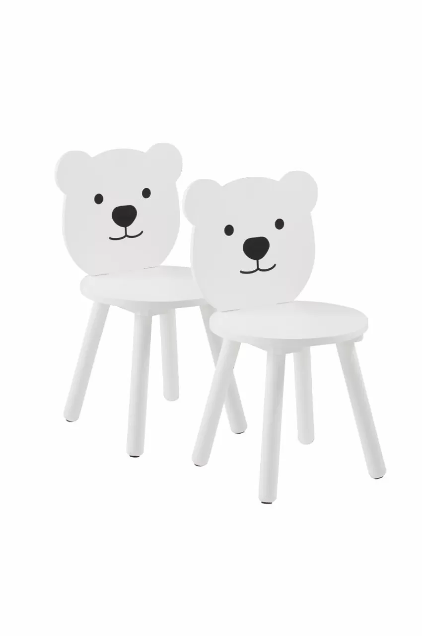 Barnmöbler | Barnmöbler Deal*Jotex POLARBEAR Barnstol 2-pack Vit