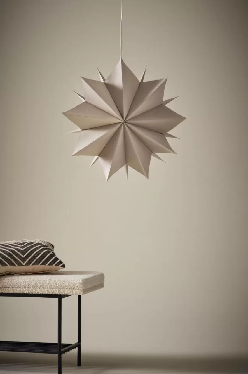 Julbelysning*Jotex POLARIS Julstjärna ø 58 Cm Beige