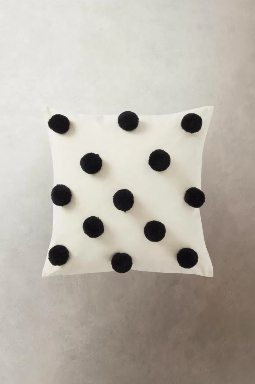 Barnkuddar*Jotex POMEZIA Kuddfodral 45x45 Cm Vit/svart